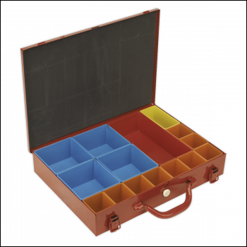 Sealey APMC15 Metal Case with 15 Storage Bins