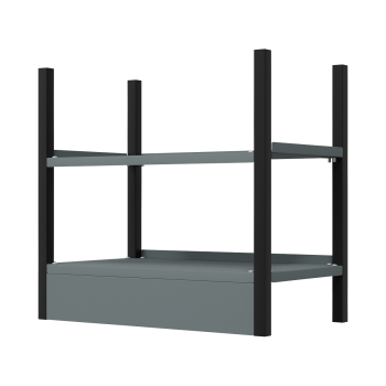 Sealey APMRB1 Modular Storage Base unit 2 Shelves 580mm