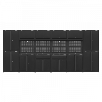 Sealey APMS16HFP Superline PRO® Rapid-Fit Modular Garage Storage System 4.6m
