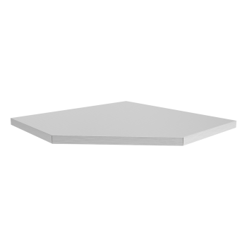 Sealey APMS30CSS Superline PROÂ® Black Edition Stainless Steel Worktop for Modular Corner Cabinet 860mm