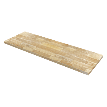 Sealey APMS30WB Superline PRO® Black Edition Rubber Wood Worktop 1360mm