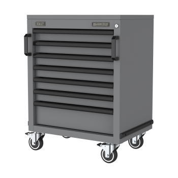 Sealey APMS37BE Superline PRO® Black Edition Modular Mobile Cabinet 7 Drawer 646mm
