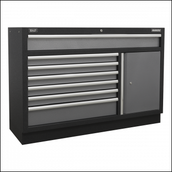 Sealey APMS64 Superline PRO® Modular Floor Cabinet 7 Drawer 1360mm