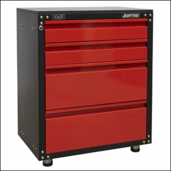 Sealey APMS84 American PRO® Modular Cabinet with Worktop 4 Drawer 665mm