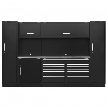 Sealey APMSCOMBO7SS Premier 3.55m Storage System - Stainless Worktop