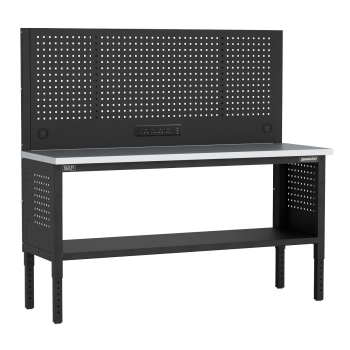 Sealey APMWB72COMBOSS Superline PRO® Modular Workbench with Pegboard Back Panel Stainless Steel Worktop 1830mm