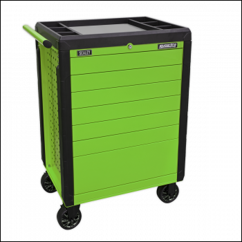 Sealey APPD7G Superline PRO® Push-To-Open Rollcab 7 Drawer - Green