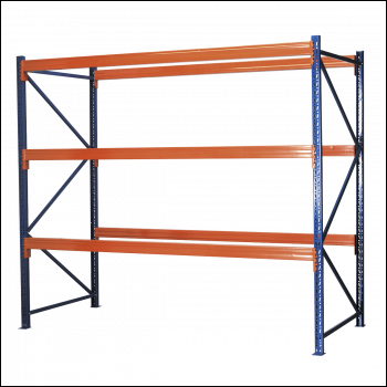 Sealey APR3001 Heavy-Duty Racking Unit with 3 Beam Set 1000kg Capacity Per Level