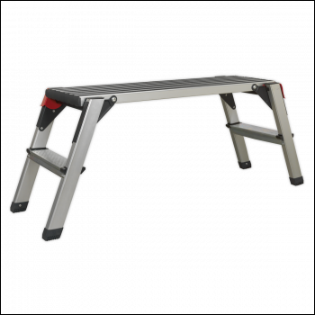 Sealey APS2 Folding Platform 2-Tread Aluminium - EN 131-4