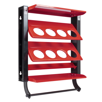 Sealey APSCR8 Spray Can Storage Rack with 8 Can Holders