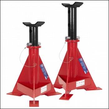 Sealey AS15000 Axle Stands (Pair) 15 Tonne Capacity per Stand