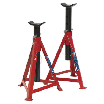 Sealey AS3000 Premier Axle Stands (Pair) 2.5 Tonne Capacity per Stand Medium Height