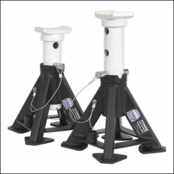 Sealey AS7S Premier Short Axle Stands (Pair) 7 Tonne Capacity per Stand