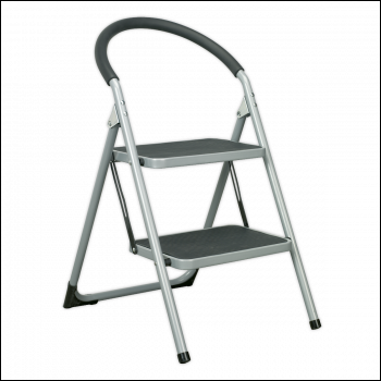 Sealey ASL2 Step Stool 2-Tread 150kg Capacity - BS EN14183