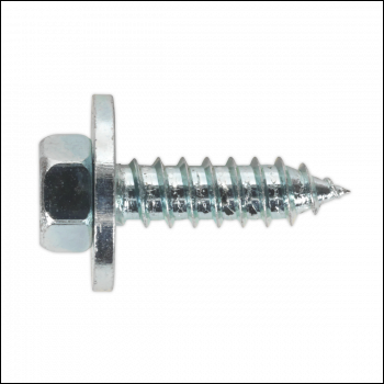 Sealey ASW12 Zinc Plated Acme Screw with Captive Washer M12 x 3/4 inch  - Pack of 100