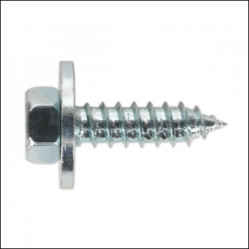 Sealey ASW12 Acme Screw with Captive Washer #12 x 3/4 inch  Zinc Pack of 100