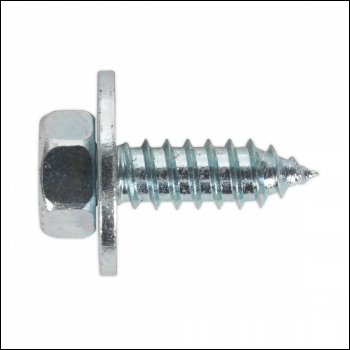Sealey ASW14 Acme Screw with Captive Washer #14 x 3/4 inch  Zinc Pack of 100
