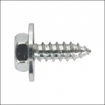 Sealey ASW812 Acme Screw with Captive Washer #8 x 1/2 inch  Zinc Pack of 50