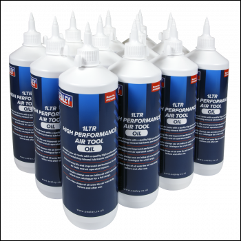 Sealey ATO/1000 Air Tool Oil 1L - Pack of 12