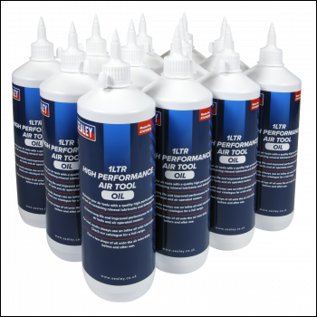 Sealey ATO/1000 Air Tool Oil 1L Pack of 12