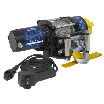 Sealey ATV1135 ATV/Quad Recovery Winch 1135kg (2500lb) Line Pull 12V