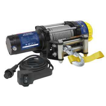 Sealey ATV2040 ATV/Quad Recovery Winch 2040kg (4500lb) Line Pull 12V