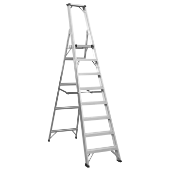 Sealey AXL8 Industrial Step Ladder 8-Tread Aluminium - EN 131