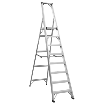 Sealey AXL8 Industrial Step Ladder 8-Tread Aluminium - EN 131