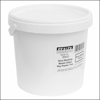 Sealey B5KG Shot Blasting Glass Beads Tub 5kg