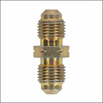 Sealey BC101MC Male to Male Brake Tube Connector M10 x 1mm - Pack of 10
