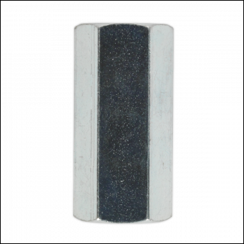 Sealey BC3824F Female to Female Brake Tube Connector 3/8 inch UNF x 24tpi - Pack of 10
