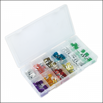 Sealey BCF100 Automotive MINI Blade Fuse Assortment 100pc