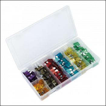 Sealey BCF120 Automotive Standard Blade Fuse Assortment 120pc