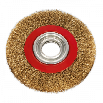 Sealey BG150/WW1 150 x 13mm Crimped Narrow Wire Wheel 32mm Bore