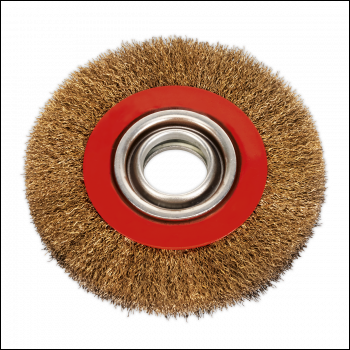 Sealey BG150/WW2 150 x 20mm Crimped Wide Wire Wheel 32mm Bore