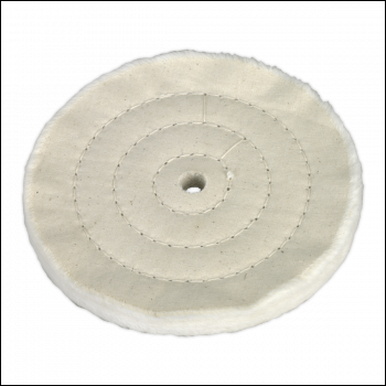 Sealey BG150BW 150 x 13mm Buffing Wheel 16mm Bore - Fine