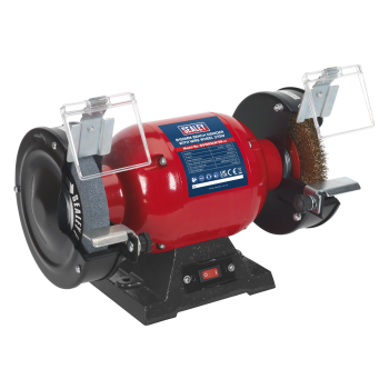 Sealey BG150XLW/98 Bench Grinder 150mm with Wire Wheel 370W/230V