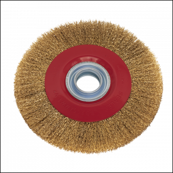 Sealey BG200/WW1 200 x 13mm Crimped Narrow Wire Wheel 32mm Bore