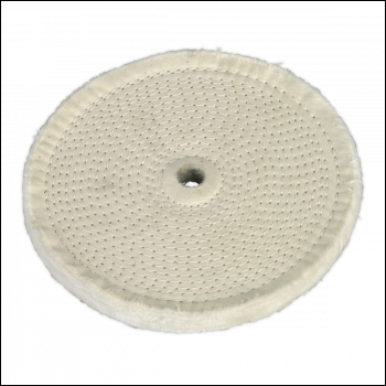 Sealey BG200BW 200 x 16mm Buffing Wheel 16mm Bore - Fine