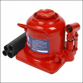 Sealey BJ20LE Low Profile Telescopic Bottle Jack 20 Tonne