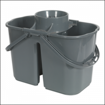 Sealey BM07 Mop Bucket 15L - 2 Compartment