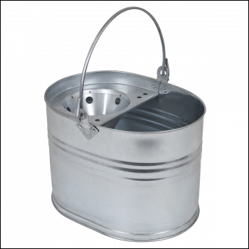 Sealey BM08 Mop Bucket 13L - Galvanized