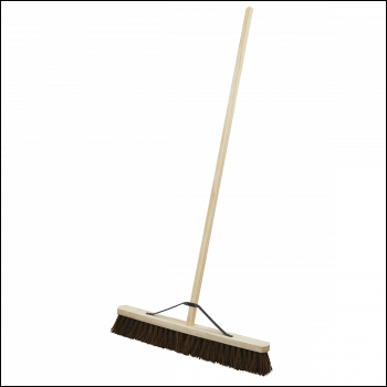 Sealey BM24H Stiff/Hard Bristle Broom 24 inch (600mm)