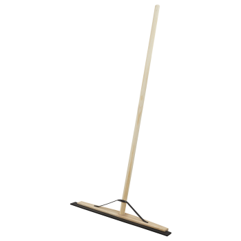 Sealey BM24RS Rubber Floor Squeegee with Wooden Handle 24 inch (600mm)