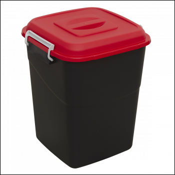 Sealey BM50R Refuse/Storage Bin 50L - Red