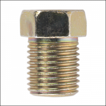Sealey BN10100FT Brake Pipe Nut Full Thread Male M10 x 1mm - Pack of 25
