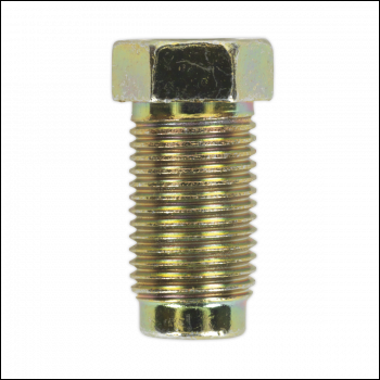 Sealey BN10100LM Brake Pipe Nut Long Male M10 x 1mm - Pack of 25