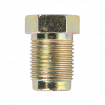 Sealey BN121 Brake Pipe Nut Male M12 x 1mm - Pack of 10