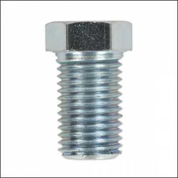 Sealey BN3824LM Brake Pipe Nut Long Male 3/8 inch UNF x 24tpi - Pack of 25