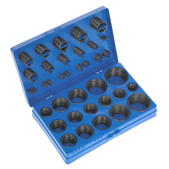 Sealey BOR407 Imperial Rubber O-Ring Assortment 407pc